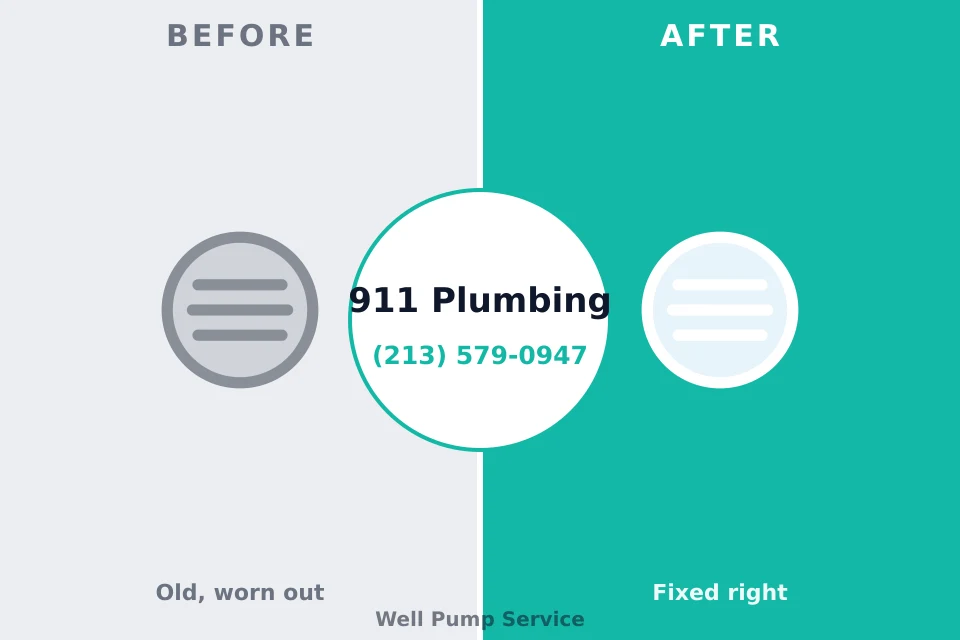 Before and after: plumbing repair Essexville, MI
